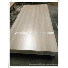 Madera contrachapada de la chapa de la teca 4 * 8 / madera contrachapada de la chapa de la ceniza / madera contrachapada barata en venta para los muebles